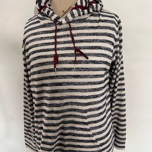 Market & Spruce Perine Pocket Hooded Knit Top